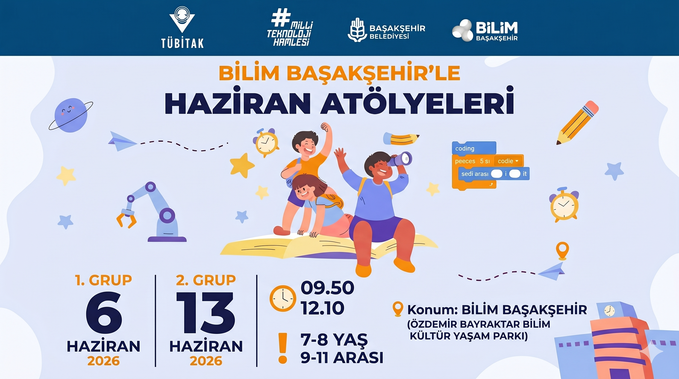 Bilim Başakşehir'le Haziran Atölyeleri