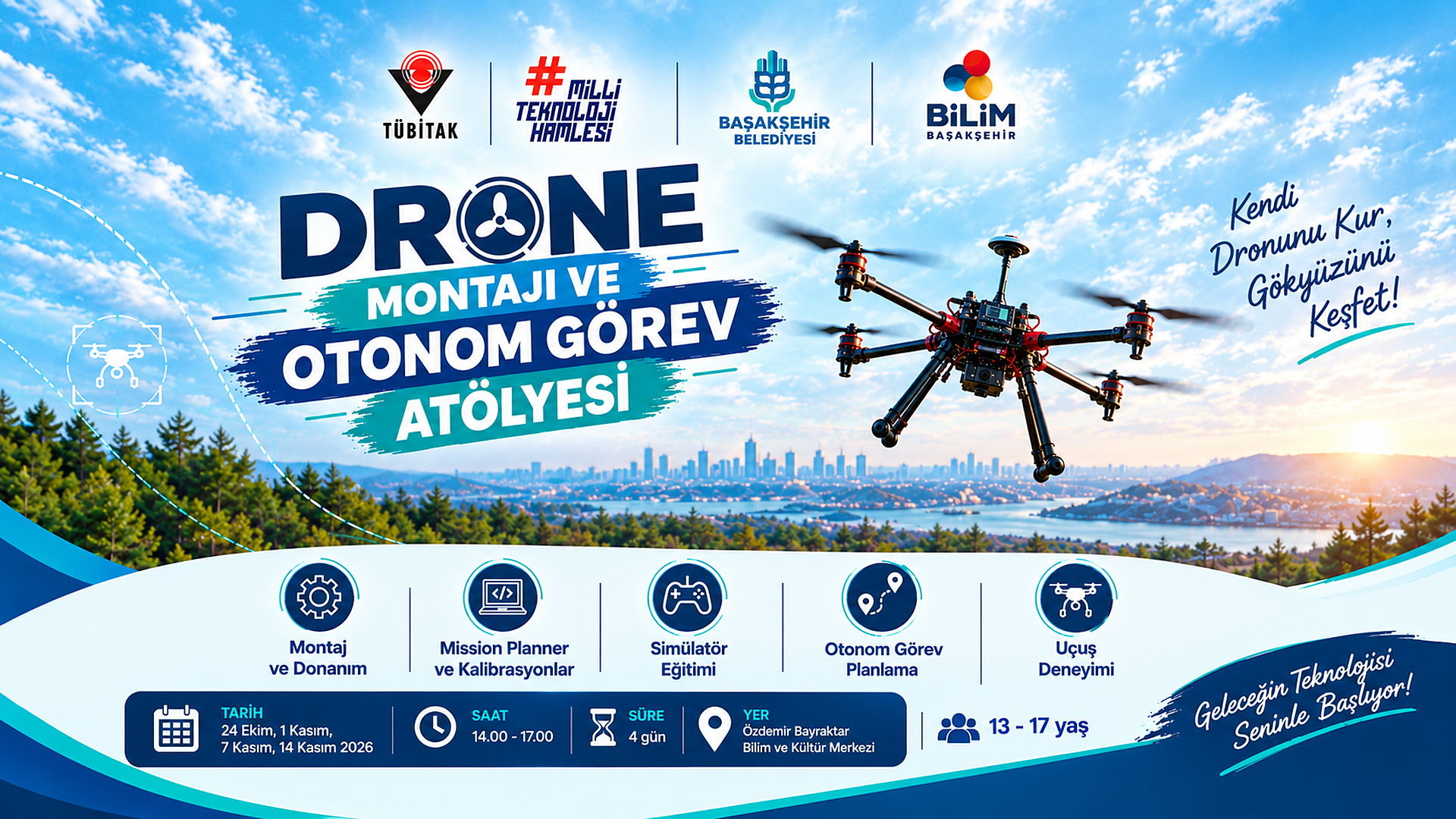 Drone Montaj ve Otonom Görev Atölyesi