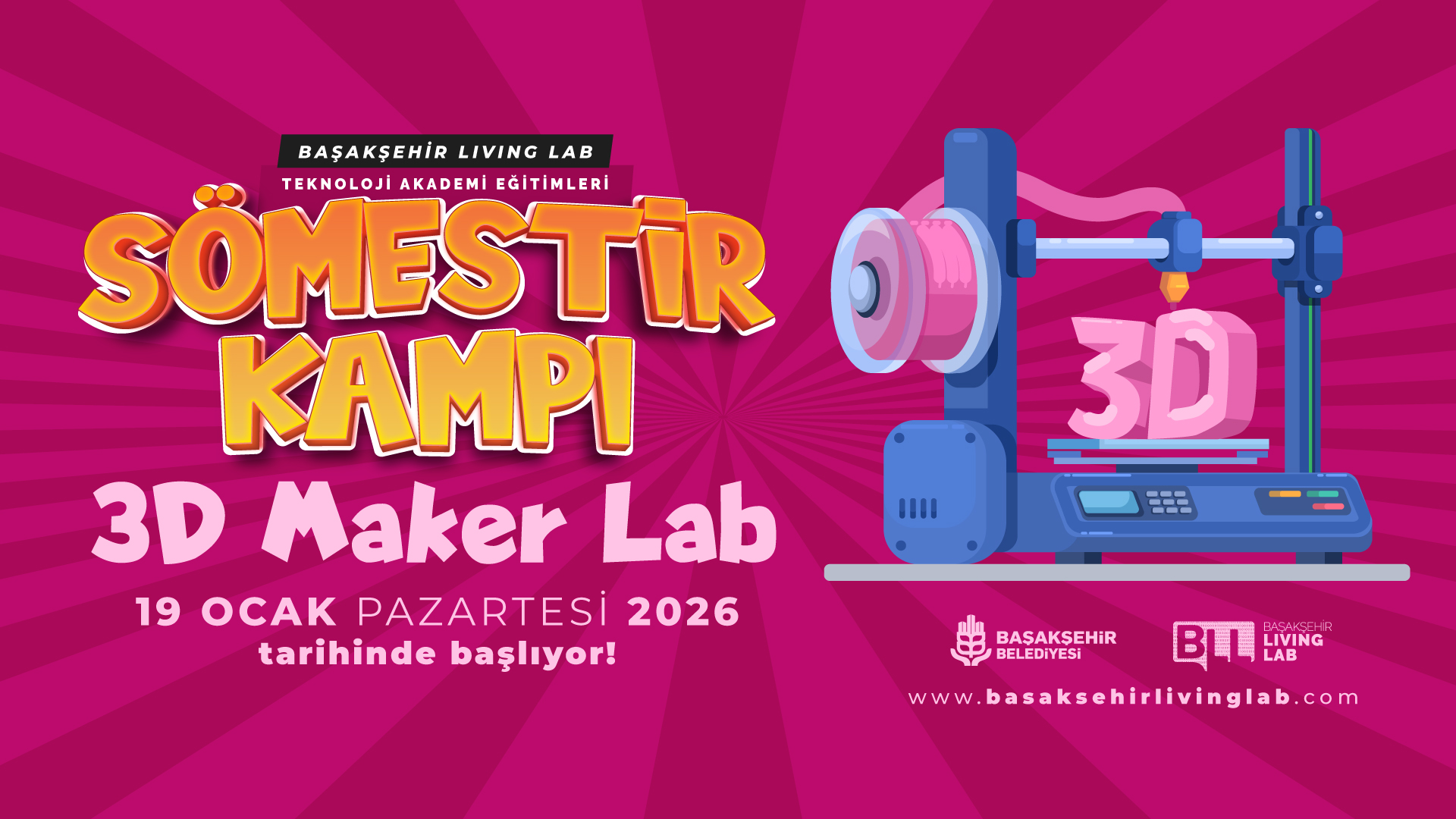Sömestır Kampı 3D Maker Lab