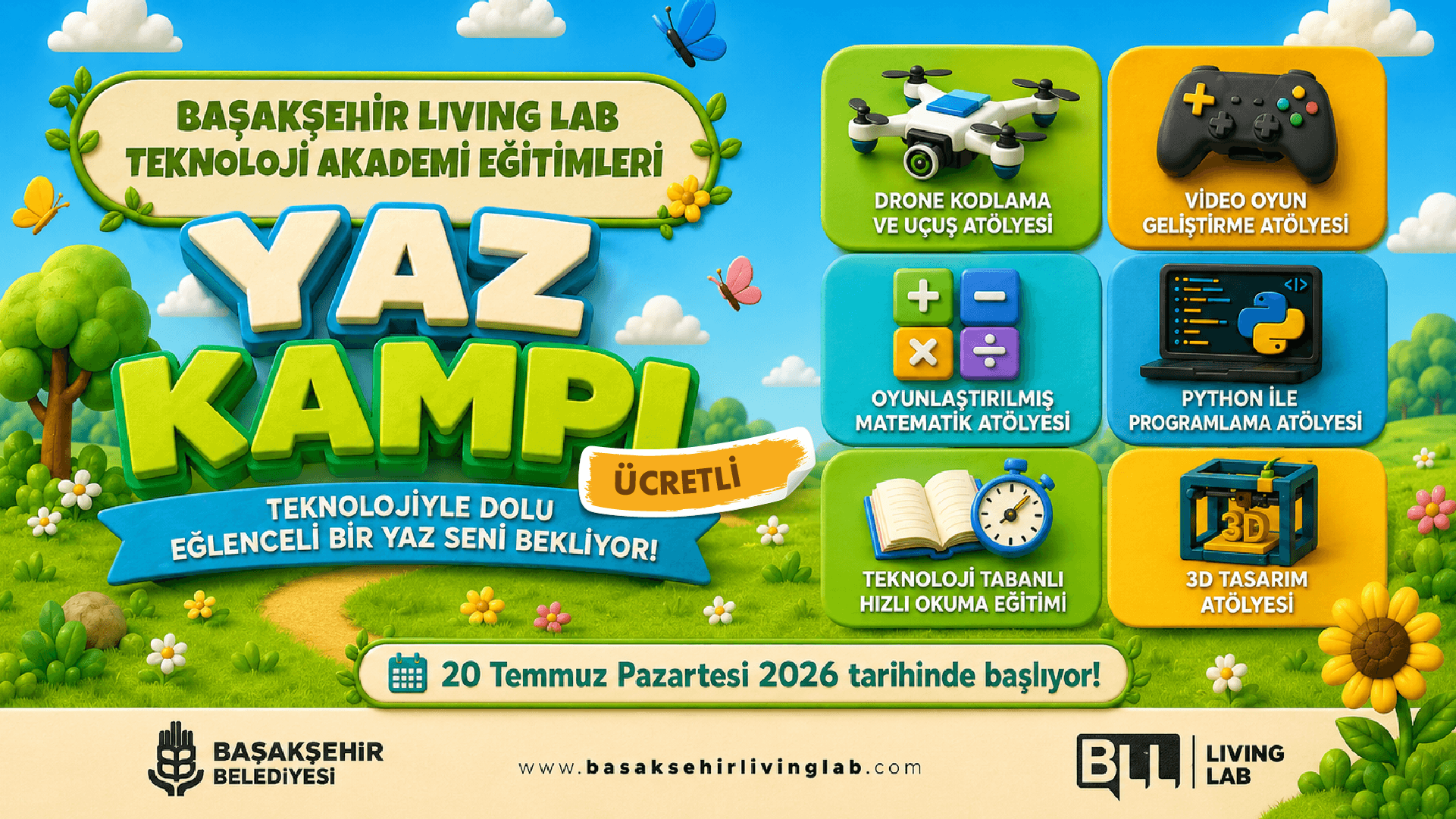 Yaz Tatili Kampı "Drone Kodlama ve Uçuş Atölyesi"