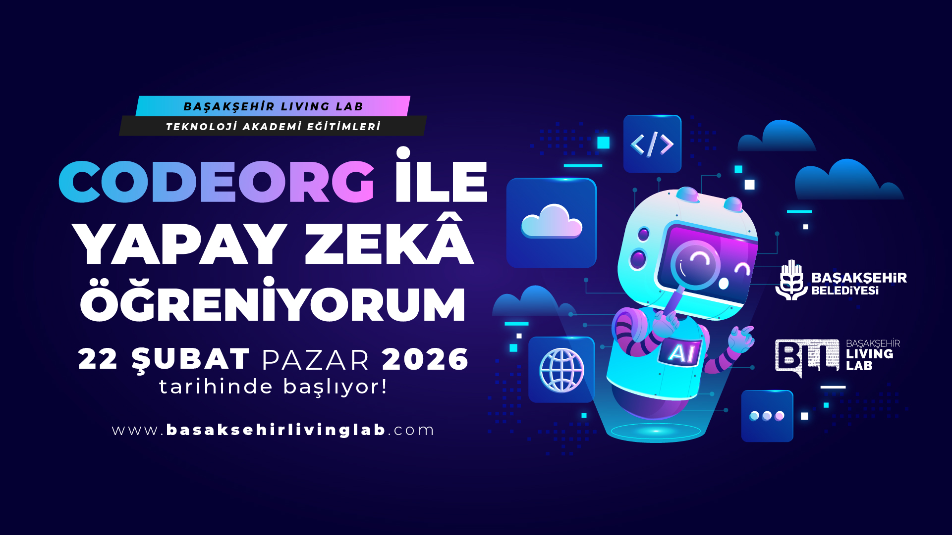 Codeorg ile Yapay zeka Öğreniyorum