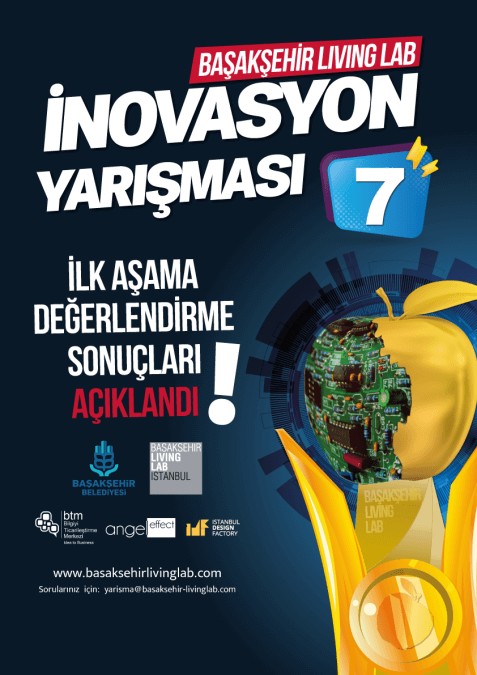 Başakşehir Living Lab İnovasyon Yarışması 7 – 1. Aşamayı Geçen Proje Rumuzları