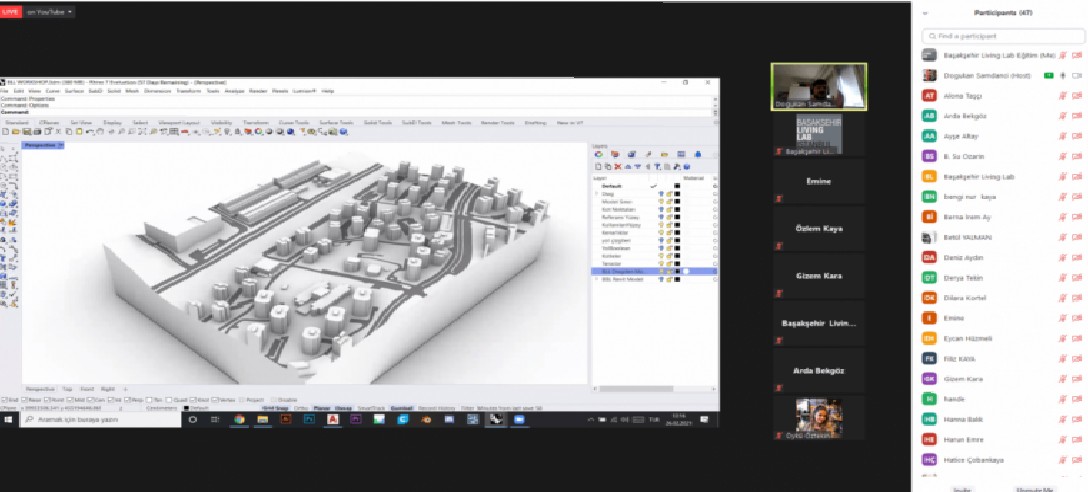 Başakşehir Living Lab’de Parametrik Tasarım Atölyesi