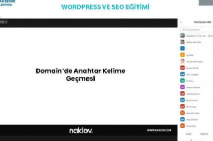 Canlı Ders – WordPress ve SEO Eğitimi