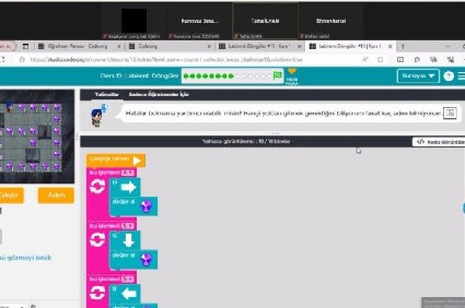 CODE ORG ile Kodlamaya Merhaba Dedik
