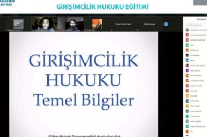 Girişimcilerle Hukukun Temel Kavramları Konuşuldu