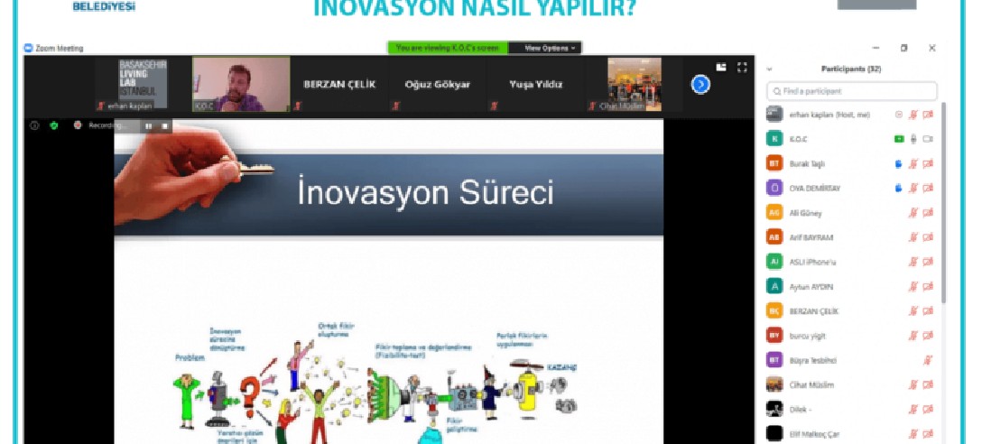 İnovasyon Nasıl Yapılır? Eğitimi Online Olarak Gerçekleşti