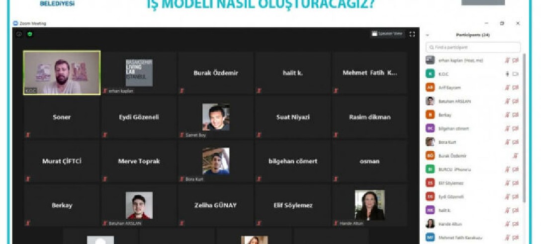İş Modeli Nasıl Oluşturacağız? Eğitimi Online Olarak Verildi