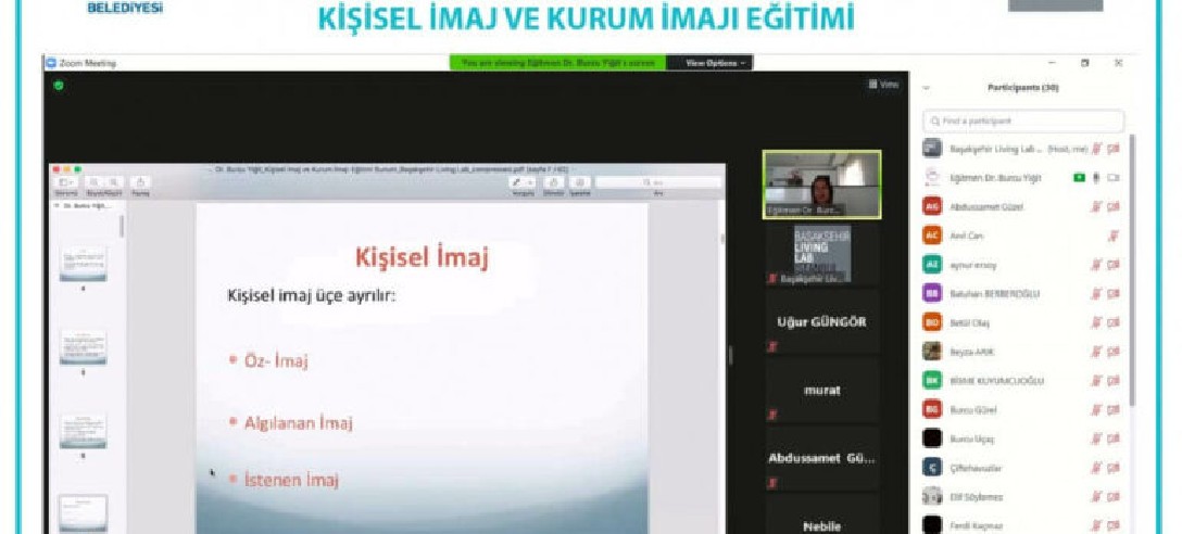 Kişisel İmaj ve Kurum İmajı – Online Eğitim