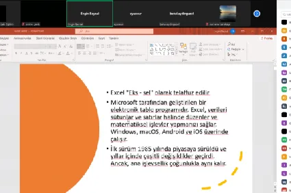 Microsoft Excel Programını Güncellenmiş Haliyle Öğrendik.