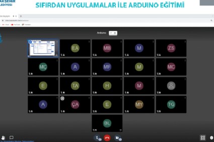 Online Olarak Sıfırdan Uygulamalar ile Arduino Eğitimi Yapıldı
