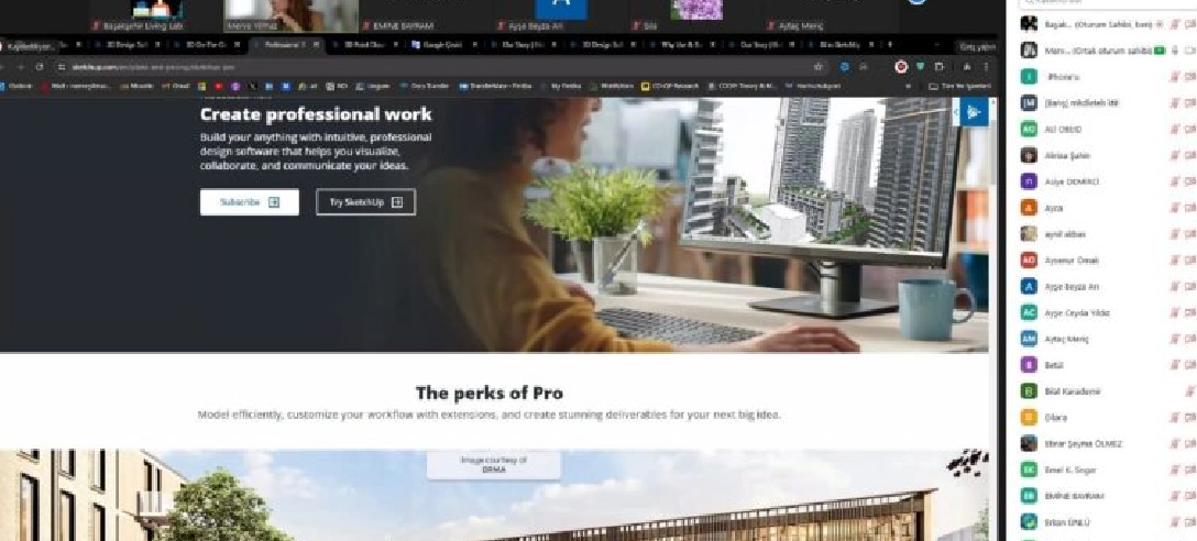 SKETCHUP İle 3D Modellemenin Keyfini Çıkarttık.