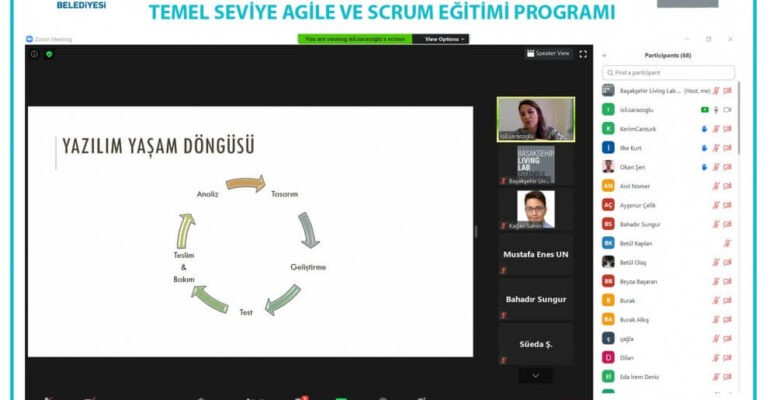 Temel Seviye Agile ve Scrum Eğitim Programı Online Olarak Verildi