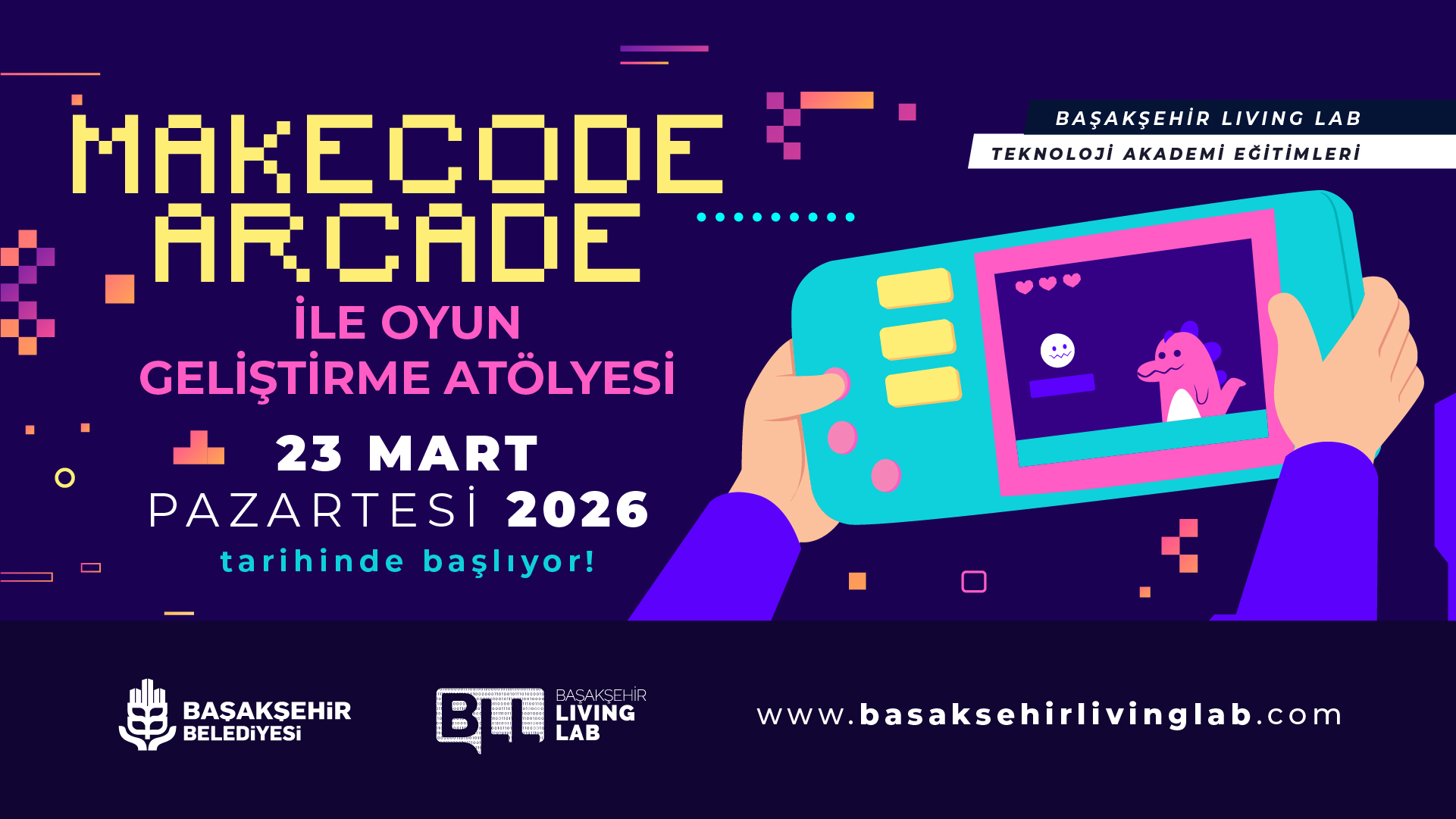 Makecode Arcade İle Oyun Geliştirme Atölyesi