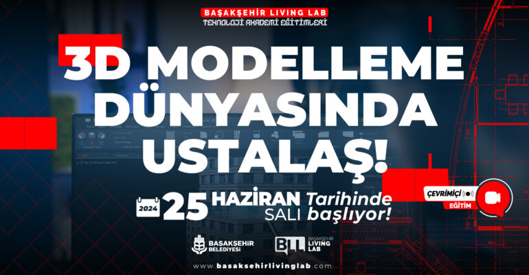 3D MODELLEME DÜNYASINDA USTALAŞ - MOBİL APP-100